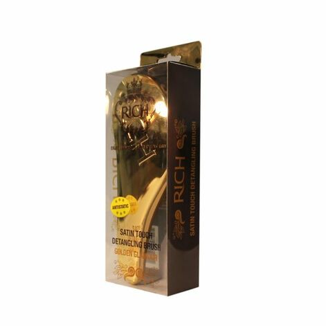RICH Pure Luxury Satin Touch Detangling Brush, Golden Glamour